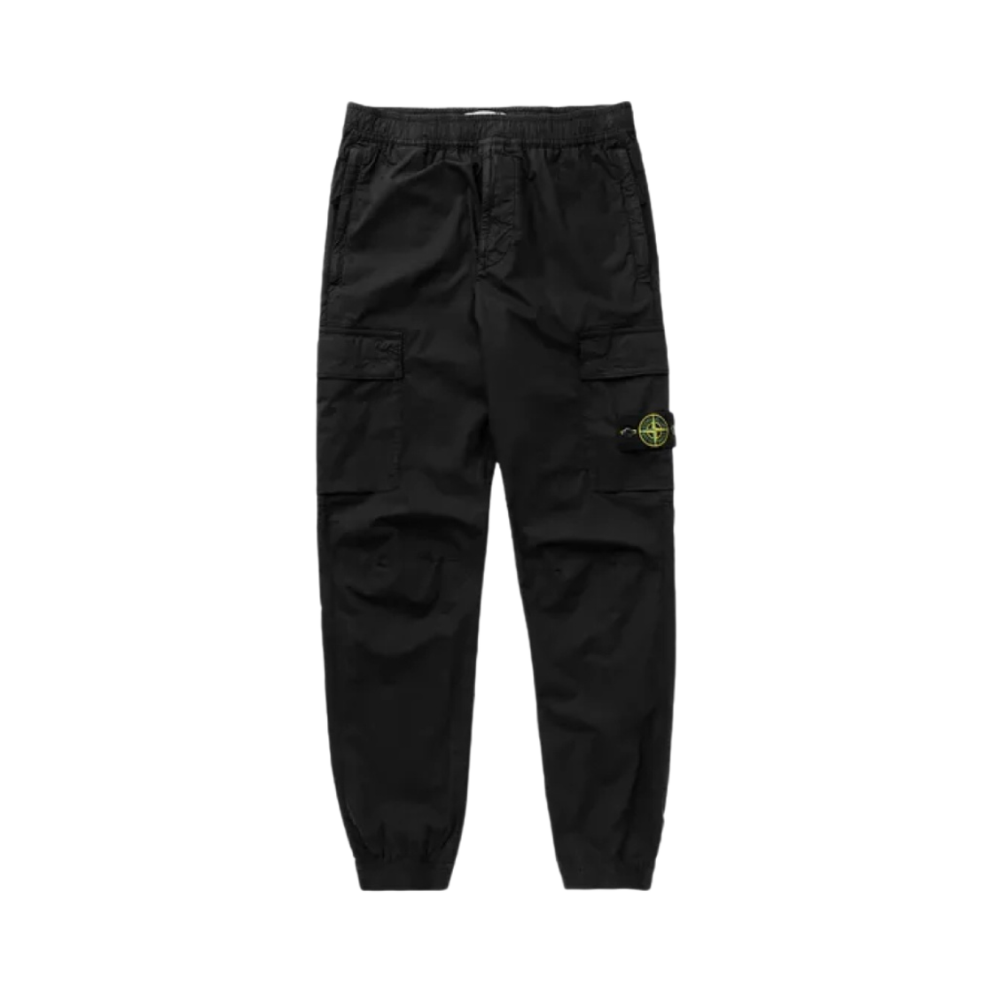 스톤 아일랜드 31303 스트레치 코튼 텔라 파라슈트 카고 팬츠 블랙 - 24SS(Stone Island 31303 Stretch Cotton Tela Paracadute Cargo Pants Black - 24SS)