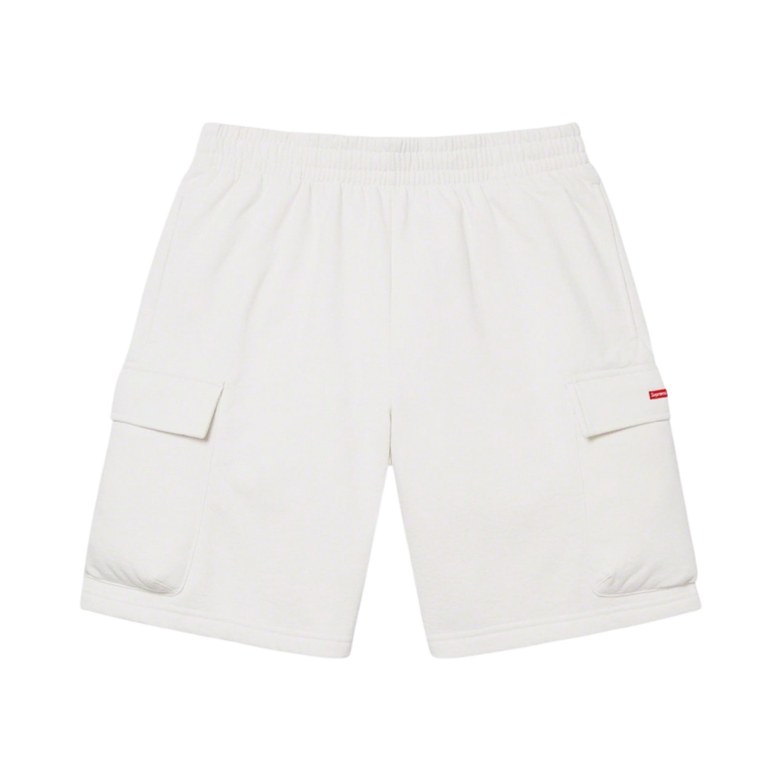 슈프림 스몰 박스 배기 카고 스웨트쇼츠 화이트 - 23SS(Supreme Small Box Baggy Cargo Sweatshorts White - 23SS) - 1