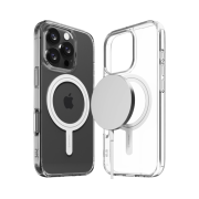SINJIMORU 2X Magnetic Strength MagSafe M Airclo Transparent Magnetic Case iPhone 17 16 15 14 13 12 Mini Plus Pro Max