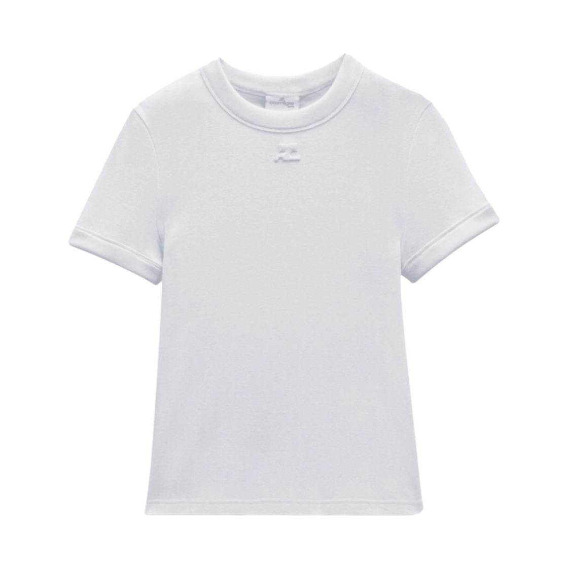 (W) 꾸레쥬 클래식 립 티셔츠 라벤더 퐁세