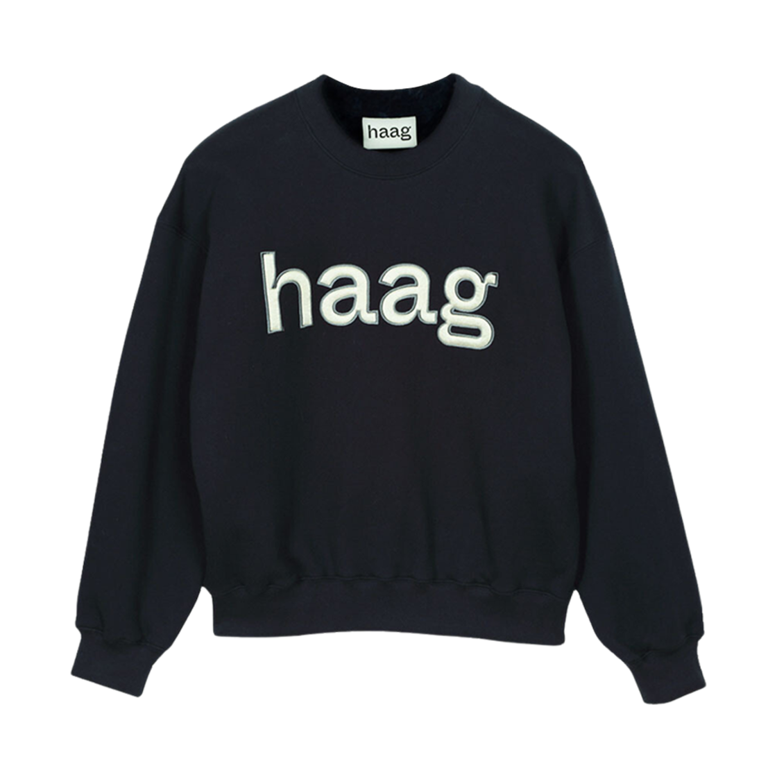 (W) 헤이그 어 벌스데이 스웨트셔츠 네이비((W) Haag A Birthday Sweatshirt Navy)