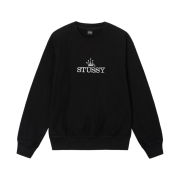 Stussy Glamour Pigment Dyed Crew Black
