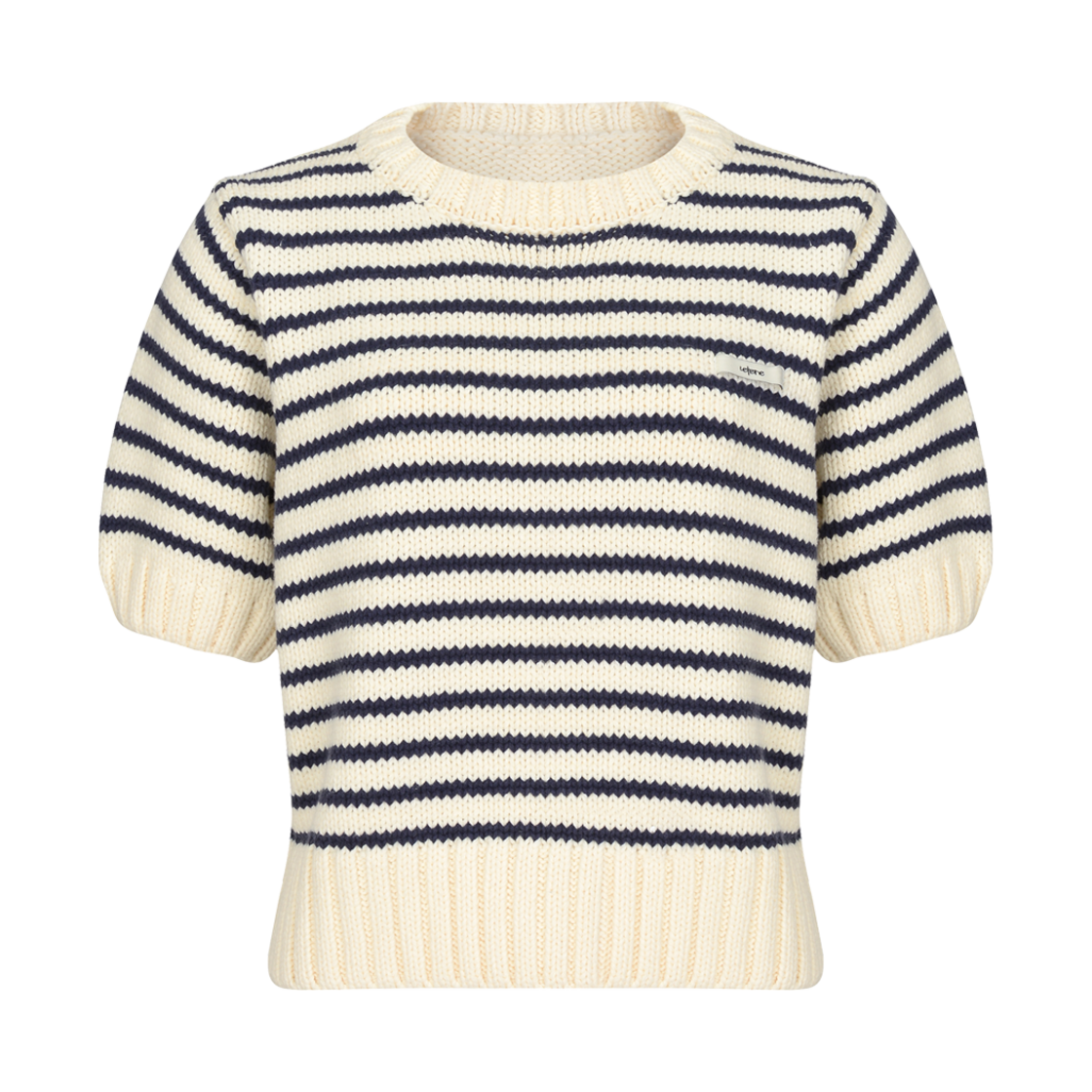 lr24fw04 Leterie Lr Stirpe Half Knit Ivory