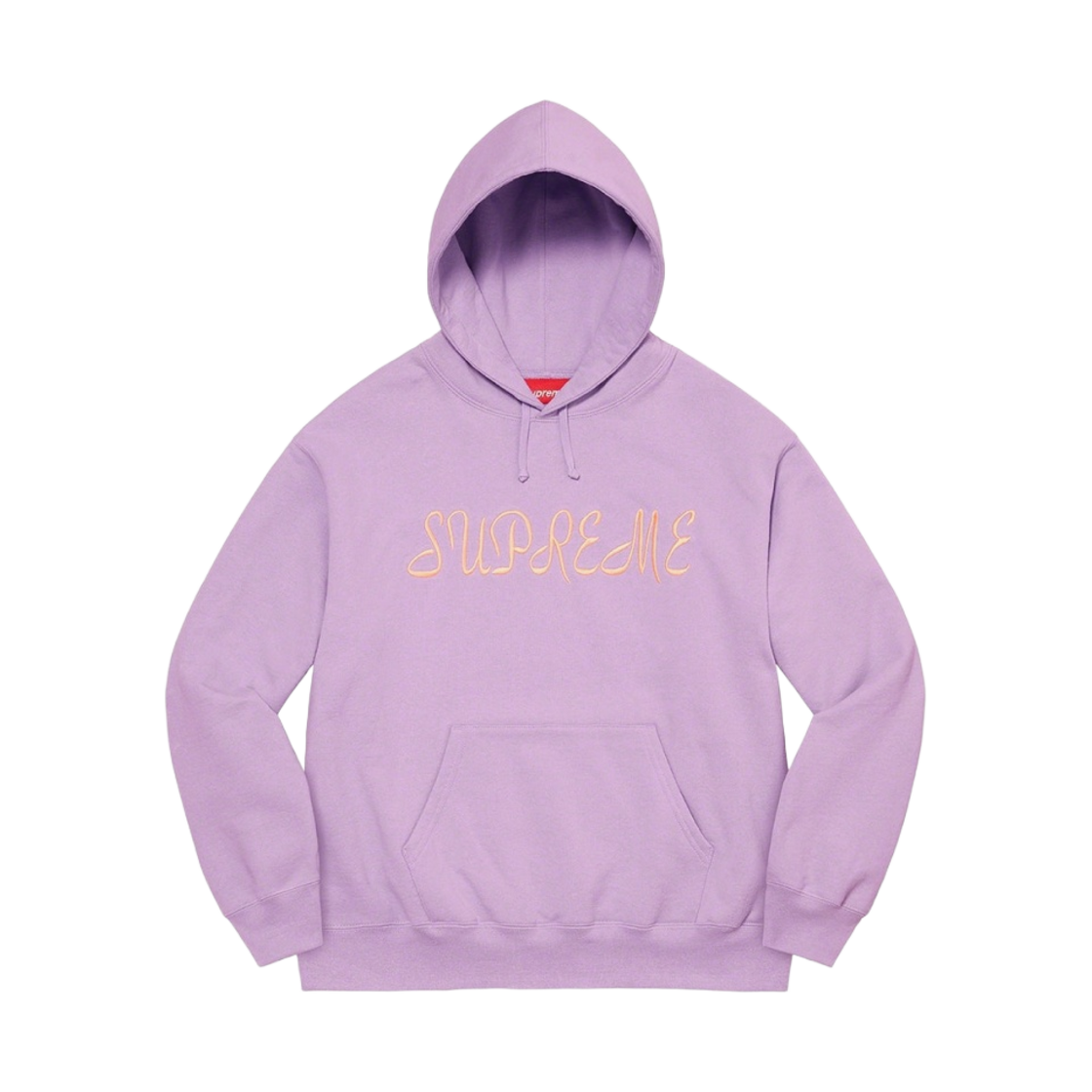 슈프림 스크립트 후드 스웨트셔츠 바이올렛 - 23SS