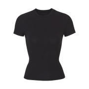 (W) Skims Cotton Jersey T-Shirt Soot