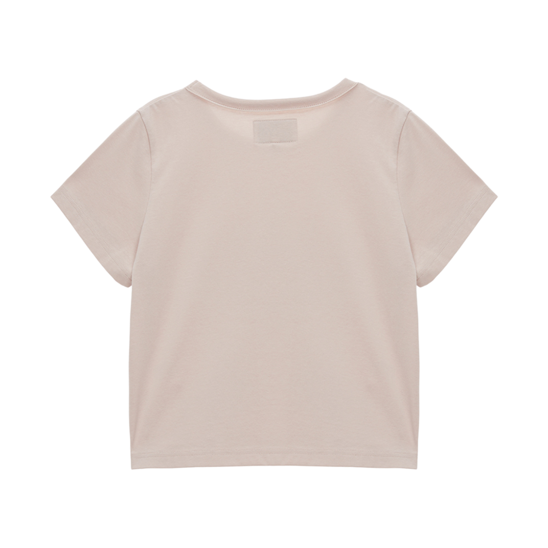 (W) 마뗑킴 마뗑 크레센도 로고 크롭 탑 베이지((W) Matin Kim Matin Crescendo Logo Crop Top Beige) - 2