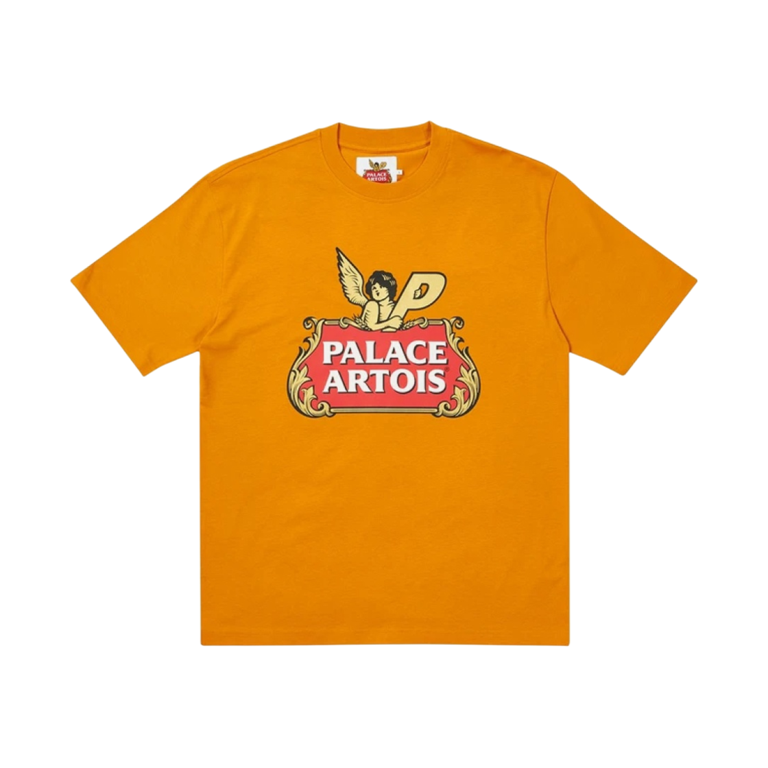 팔라스 x 스텔라 아르투아 카르트슈 티셔츠 골드 - 21SS(Palace x Stella Artois Cartouche T-Shirt Gold - 21SS) - 1
