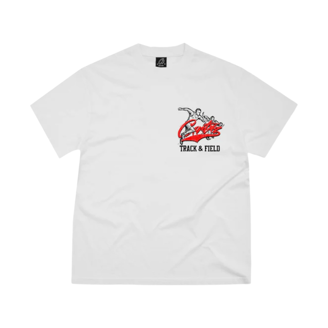 - Corteiz Track and Field T-Shirt New Blank White