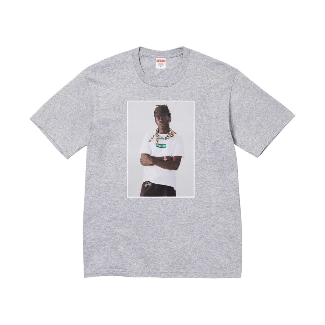 슈프림 타일러 더 크리에이터 티셔츠 헤더 그레이 - 24FW(Supreme Tyler The Creator T-Shirt Heather Grey - 24FW)