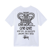 Stussy One World T-Shirt White