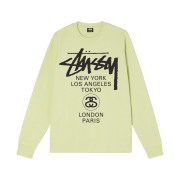 Stussy World Tour LS T-Shirt Tea 2021