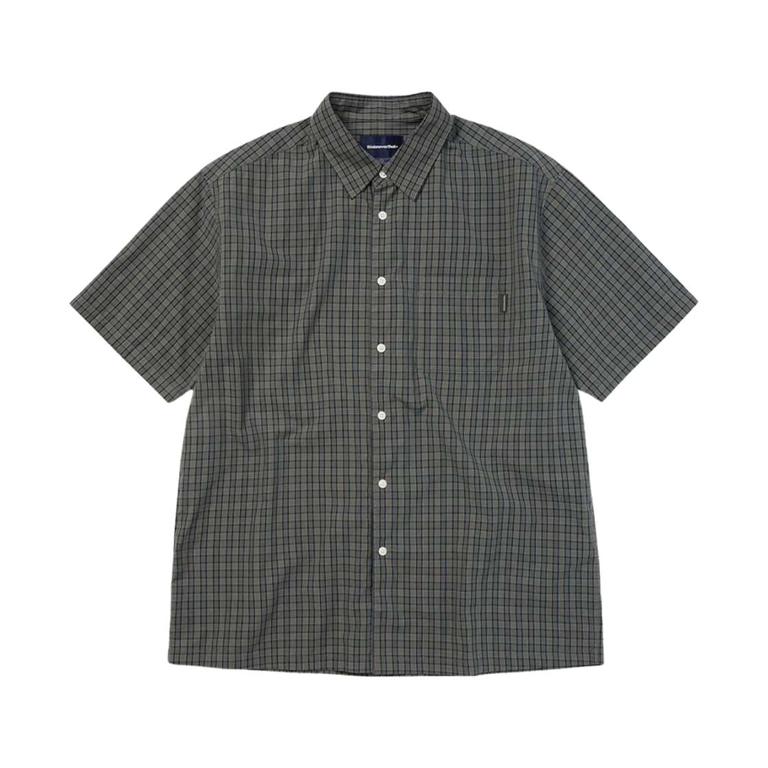 디스이즈네버댓 체크 셔츠 네이비(Thisisneverthat Check Shirt Navy) - 1