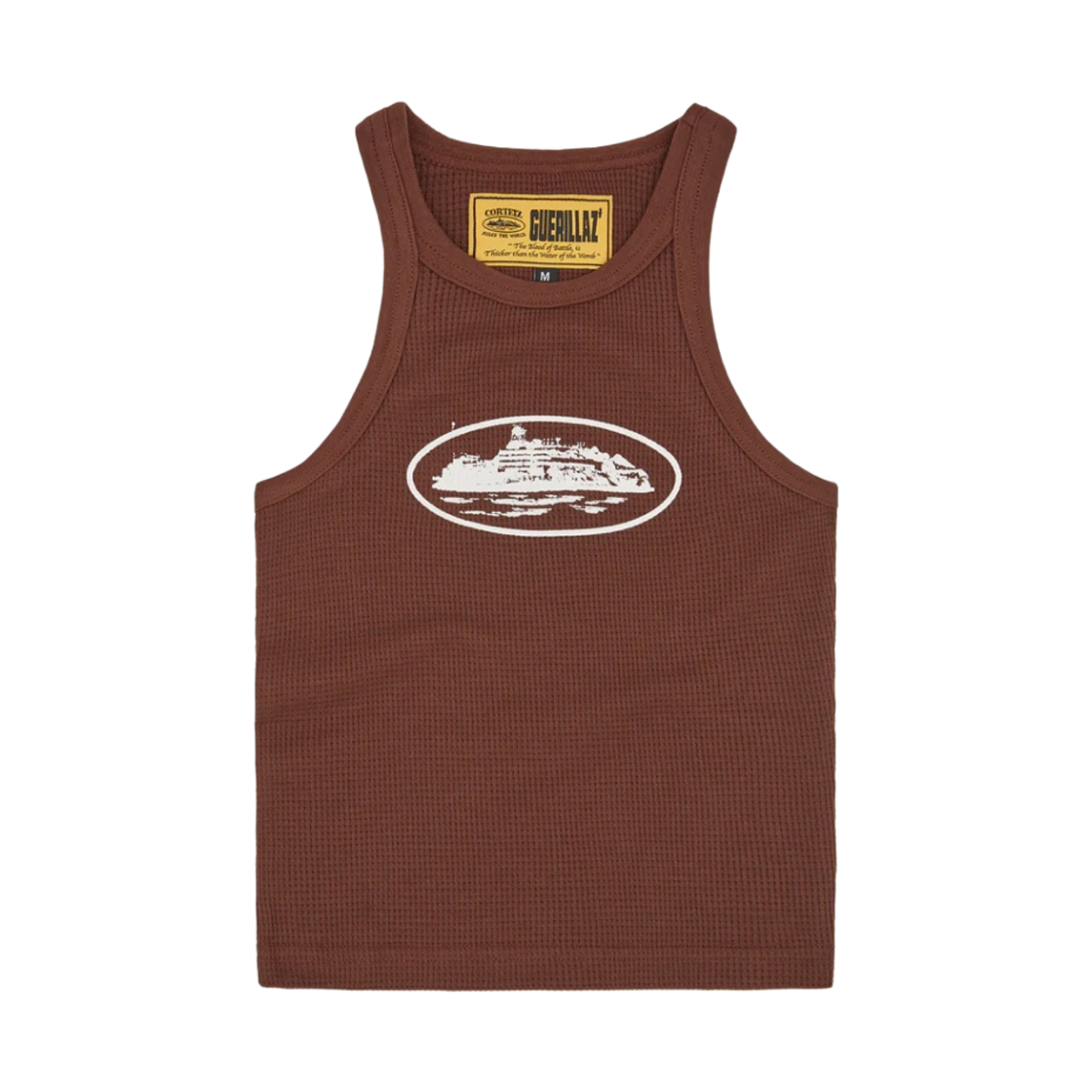 (W) 코르테이즈 알카트라즈 탱크탑 브라운((W) Corteiz Alcatraz Tank Top Brown) - 1