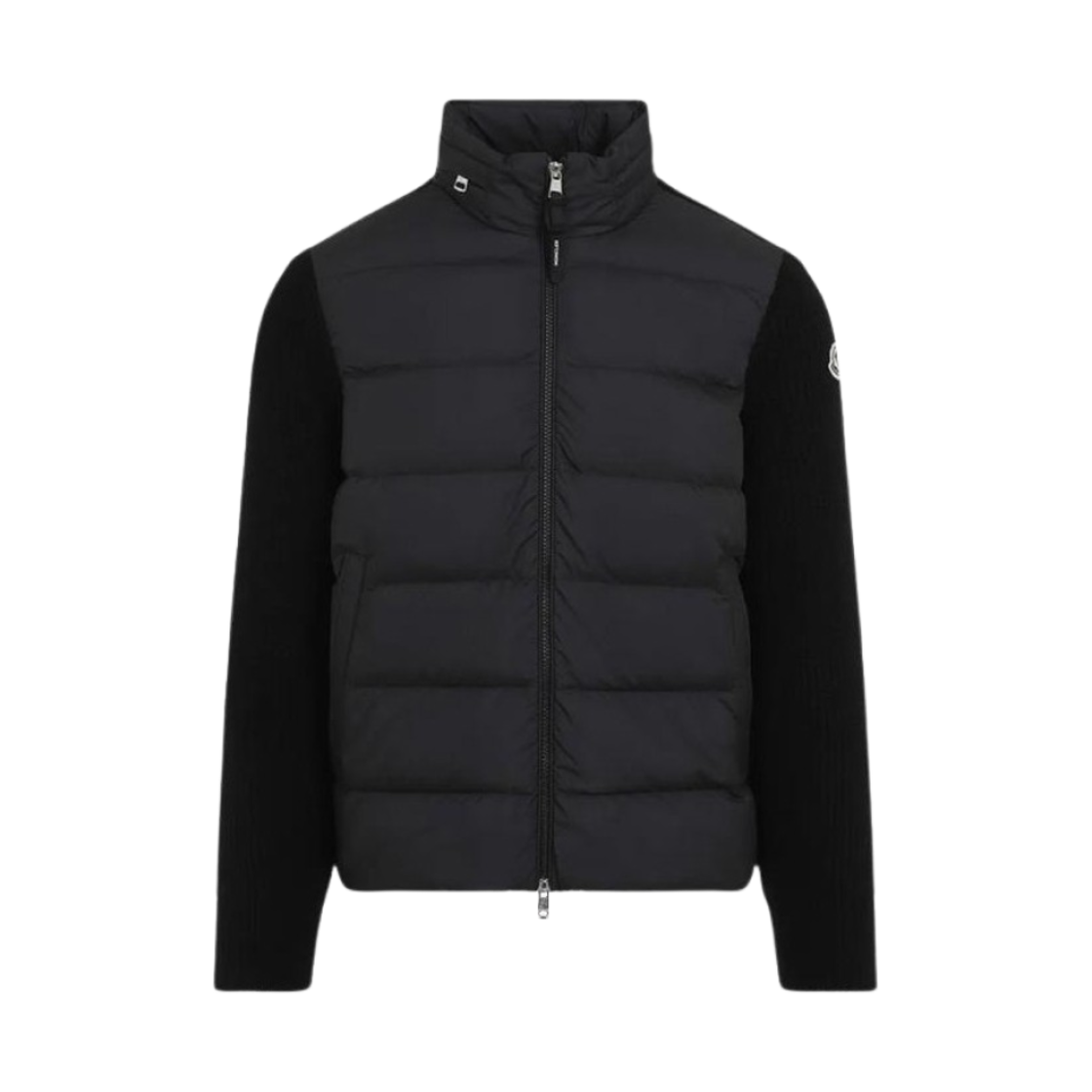 몽클레르 패딩 울 집업 후드 블랙 - 24FW(Moncler Padded Wool Zip-Up Hoodie Black - 24FW)