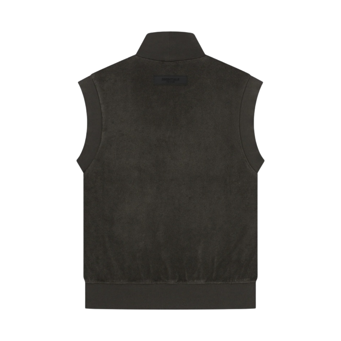 (W) 에센셜 풀오버 테리 모크넥 베스트 오프 블랙 - 23SS((W) Essentials Pullover Terry Mockneck Vest Off Black - 23SS) - 2