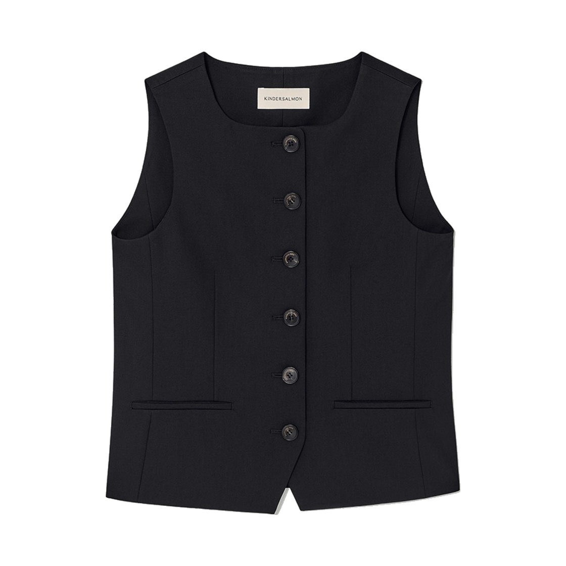 24FW006TP Kindersalmon Women Callisto Vest Black