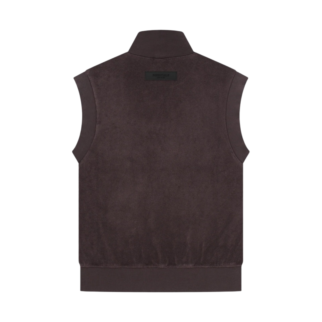 (W) 에센셜 풀오버 테리 모크넥 베스트 플럼 - 23SS((W) Essentials Pullover Terry Mockneck Vest Plum - 23SS) - 2