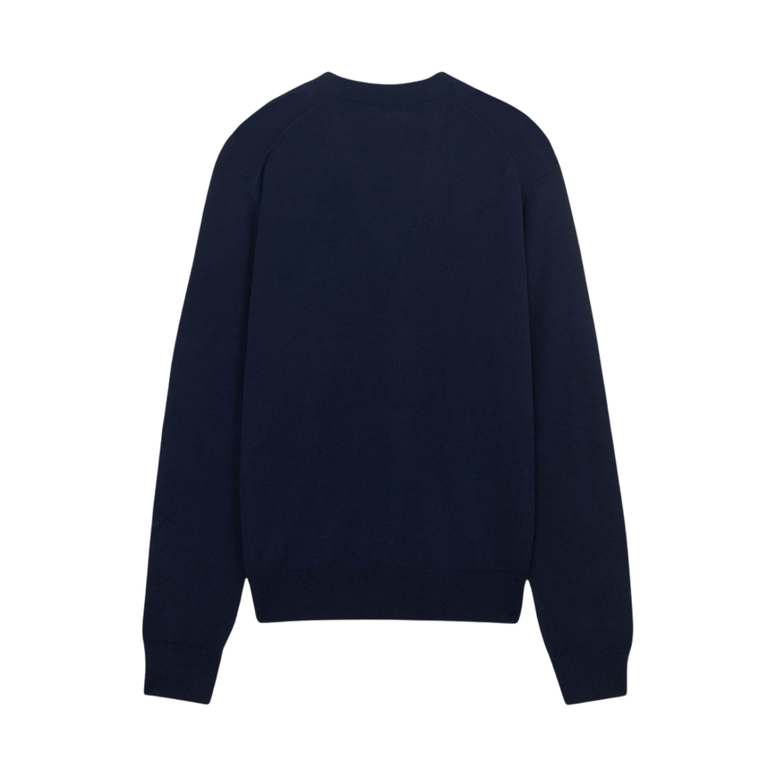 메종 키츠네 프렌치 드레스드 폭스 패치 클래식 브이넥 가디건 네이비(Maison Kitsune Frenchie Dressed Fox Patch Classic V-Neck Cardigan Navy) - 2
