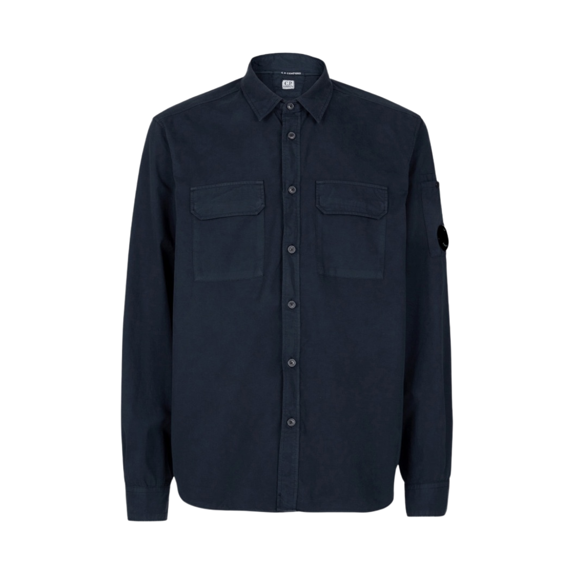 C.P. 컴퍼니 개버딘 버튼 셔츠 네이비 - 22FW(C.P. Company Gabardine Buttoned Shirt Navy - 22FW) - 1