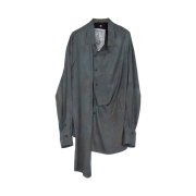 Ziggy Chen Deconstructed Long Shirt Grey