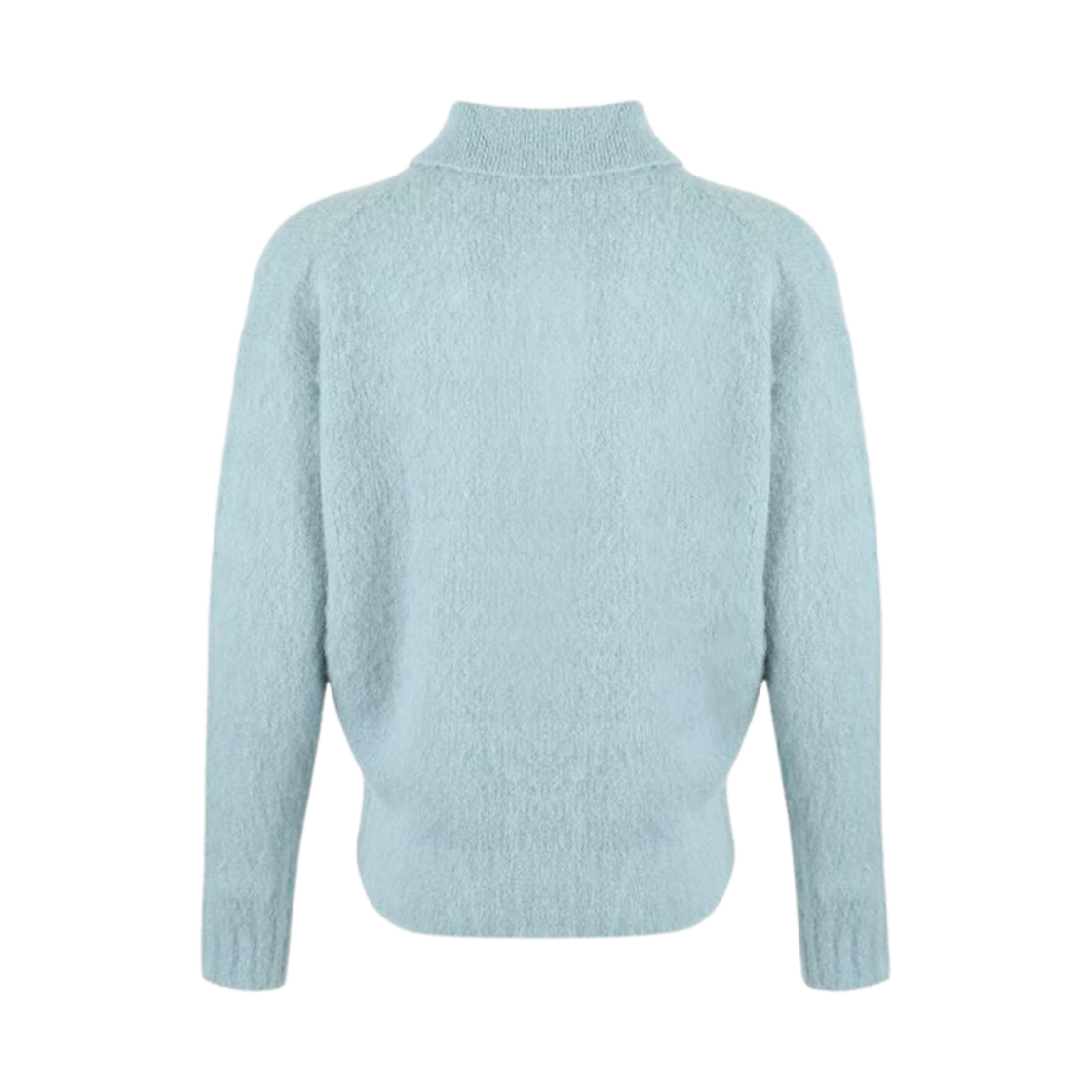 아미 헤어리 폴로 스웨터 아쿠아마린(AMI Hairy Polo Sweater Aquamarine) - 2