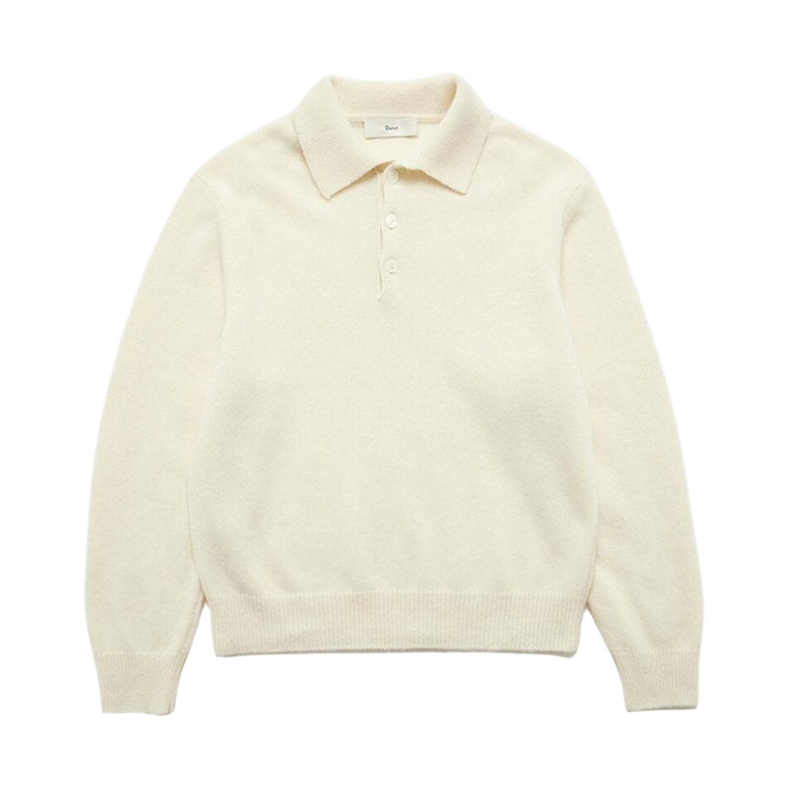 던스트 칼라드 베이비 알파카 스웨터 소프트 크림(Dunst Collared Baby Alpaca Sweater Soft Cream)