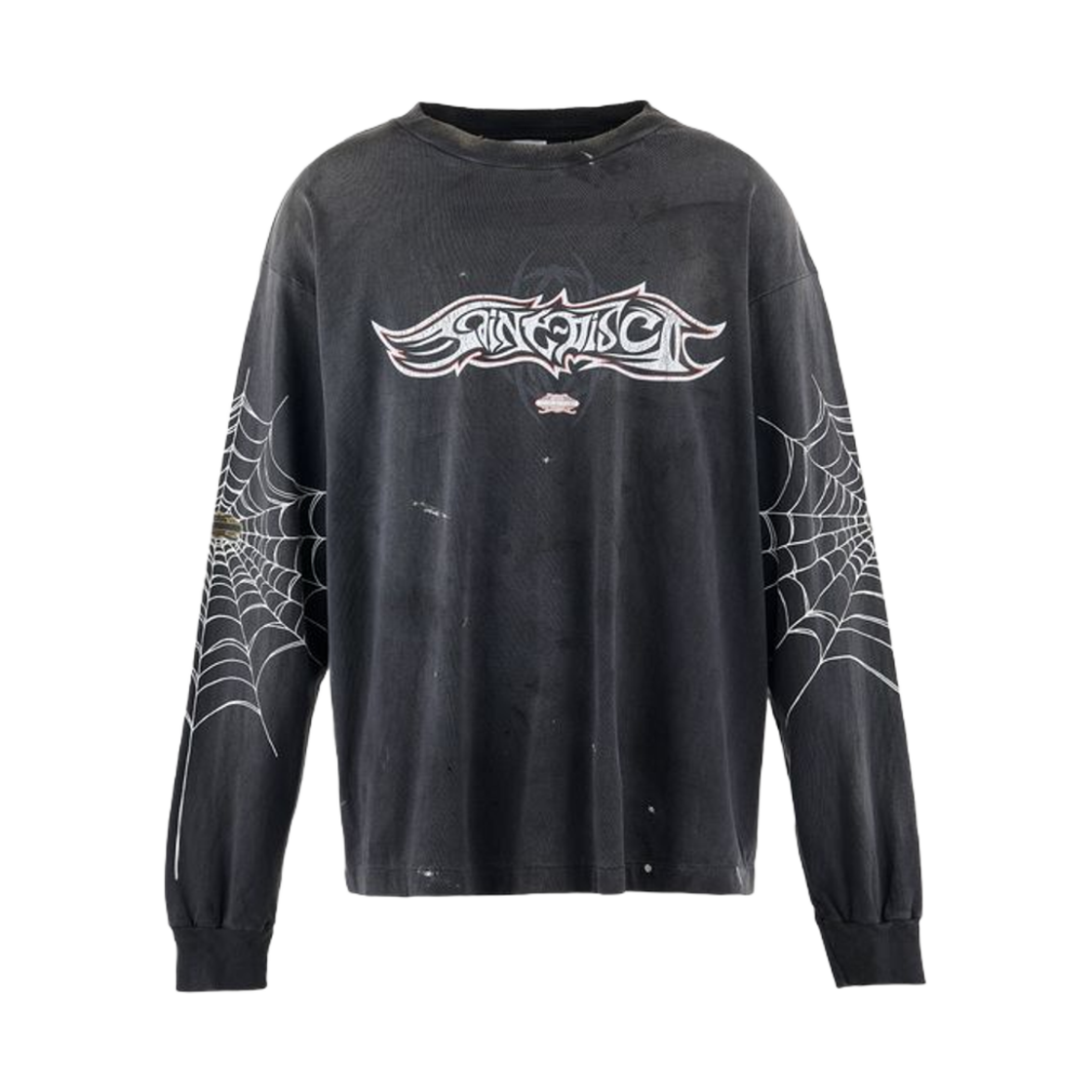 HR8-0000-C41 Saint Mxxxxxx x Teflon Disco Insanity Miles Lasalle L/S T-Shirt Black - 25SS