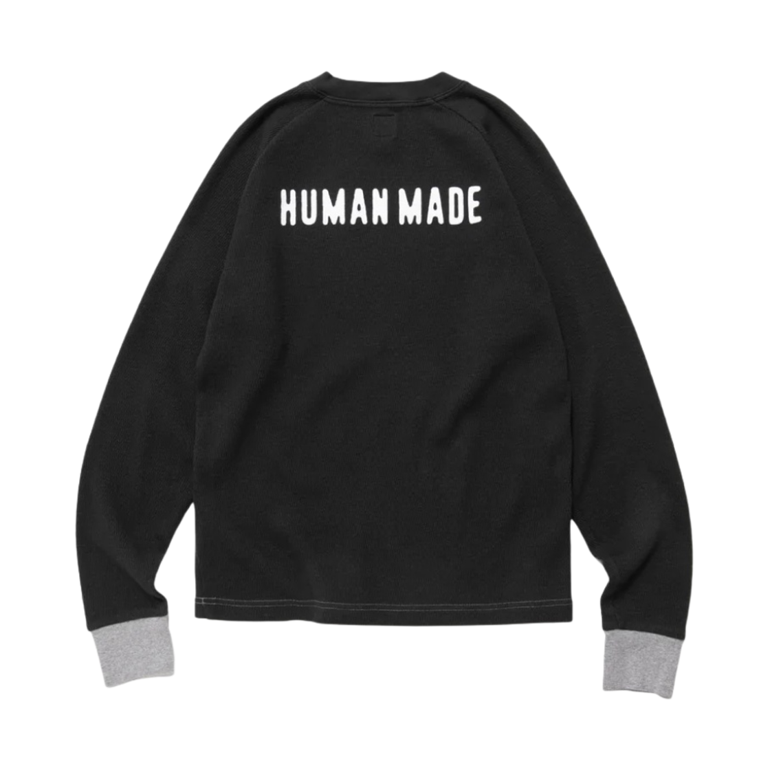 휴먼 메이드 써멀 롱슬리브 티셔츠 블랙(Human Made Thermal L/S T-Shirt Black) - 1
