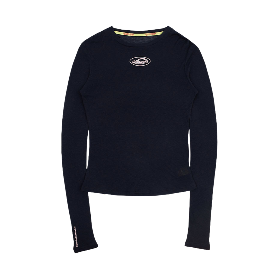 오브콜스와이낫 소프트 밤 롱슬리브 탑 네이비