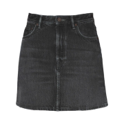 (W) Acne Studios Denim Mini Skirt Black