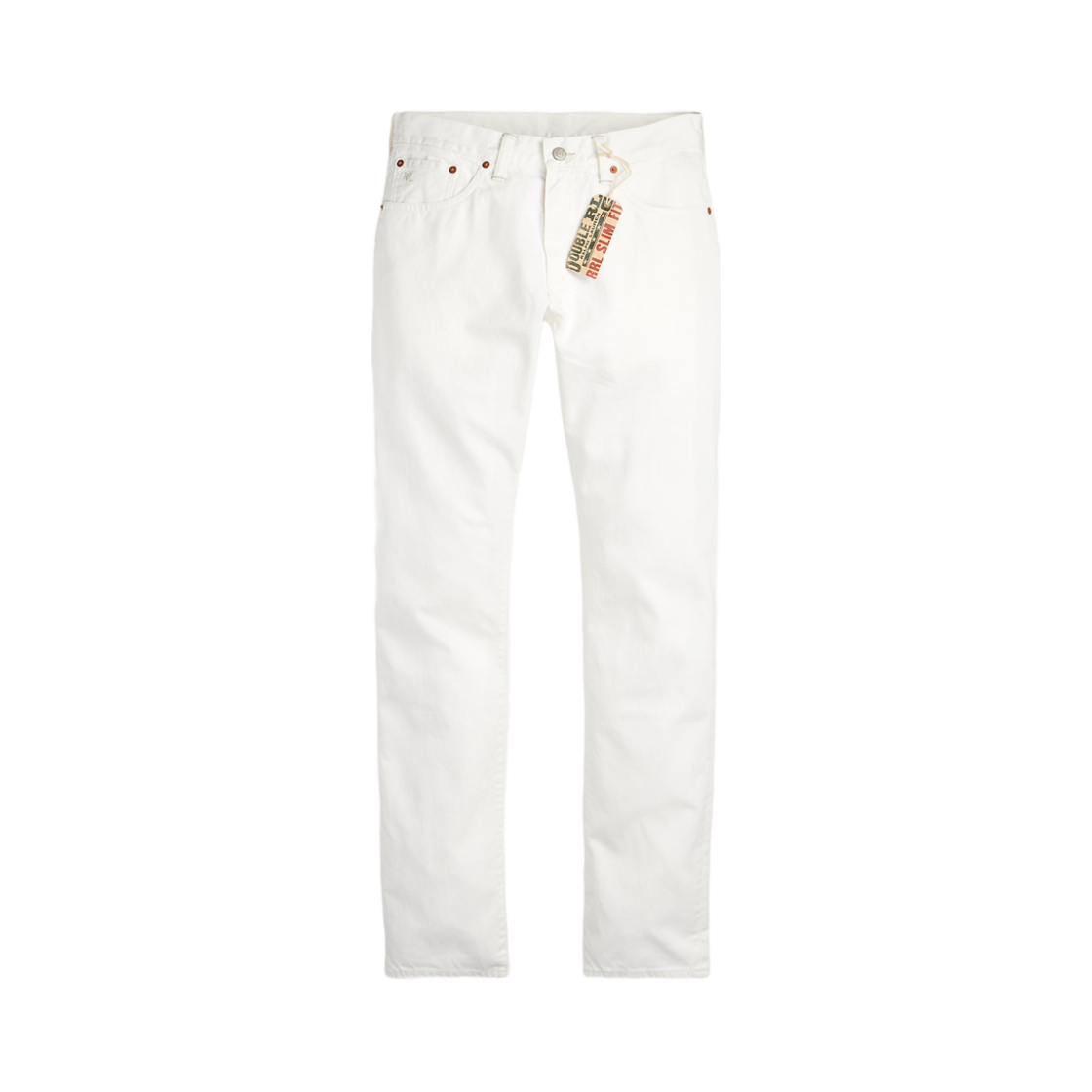476003 Double RL Slim Fit White Stone Jeans Whitestone Wash