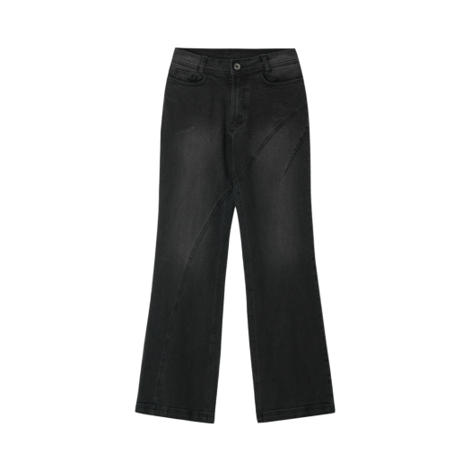 BLR2E01PT08 (W) BLR Asymmetric Semi-Bootcut Denim Pants