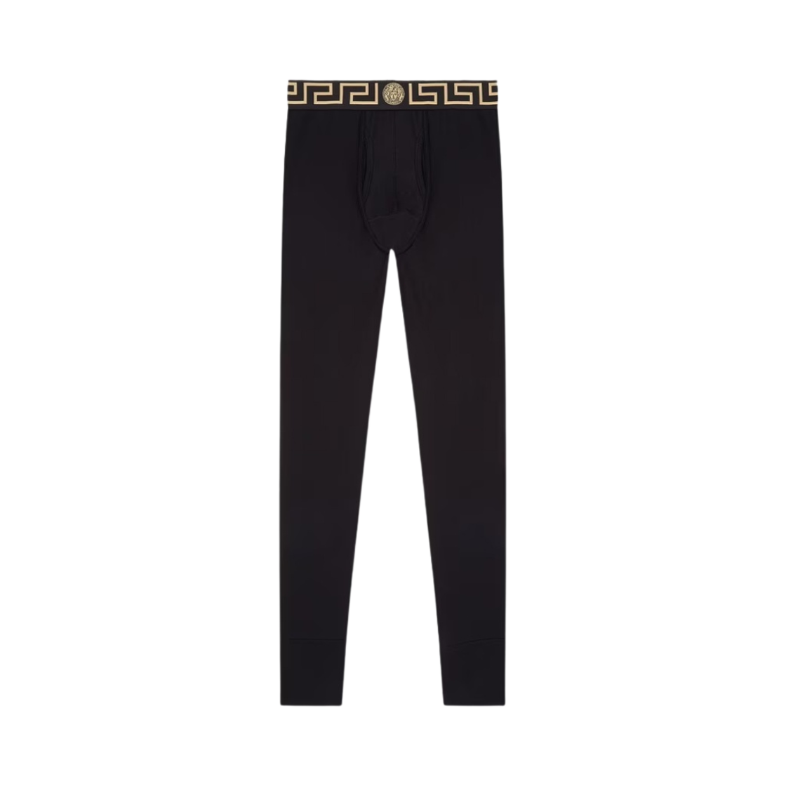 AU100023-A232741-A80G Versace Greca Border Long Underwear Black
