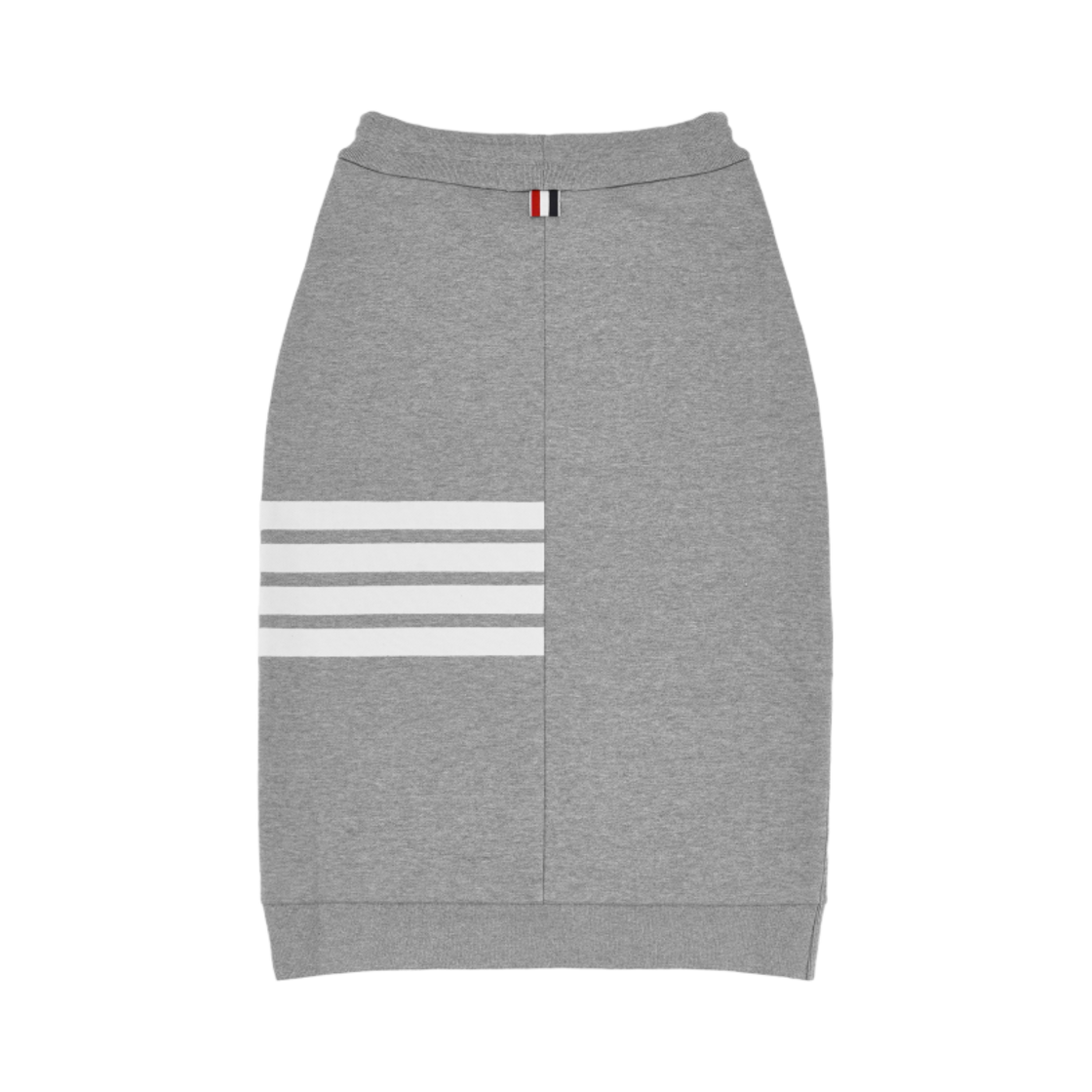 (W) 톰브라운 코튼 사선 스트라이프 스커트 라이트 그레이((W) Thom Browne Cotton 4-Bar Striped Skirt Light Grey) - 2