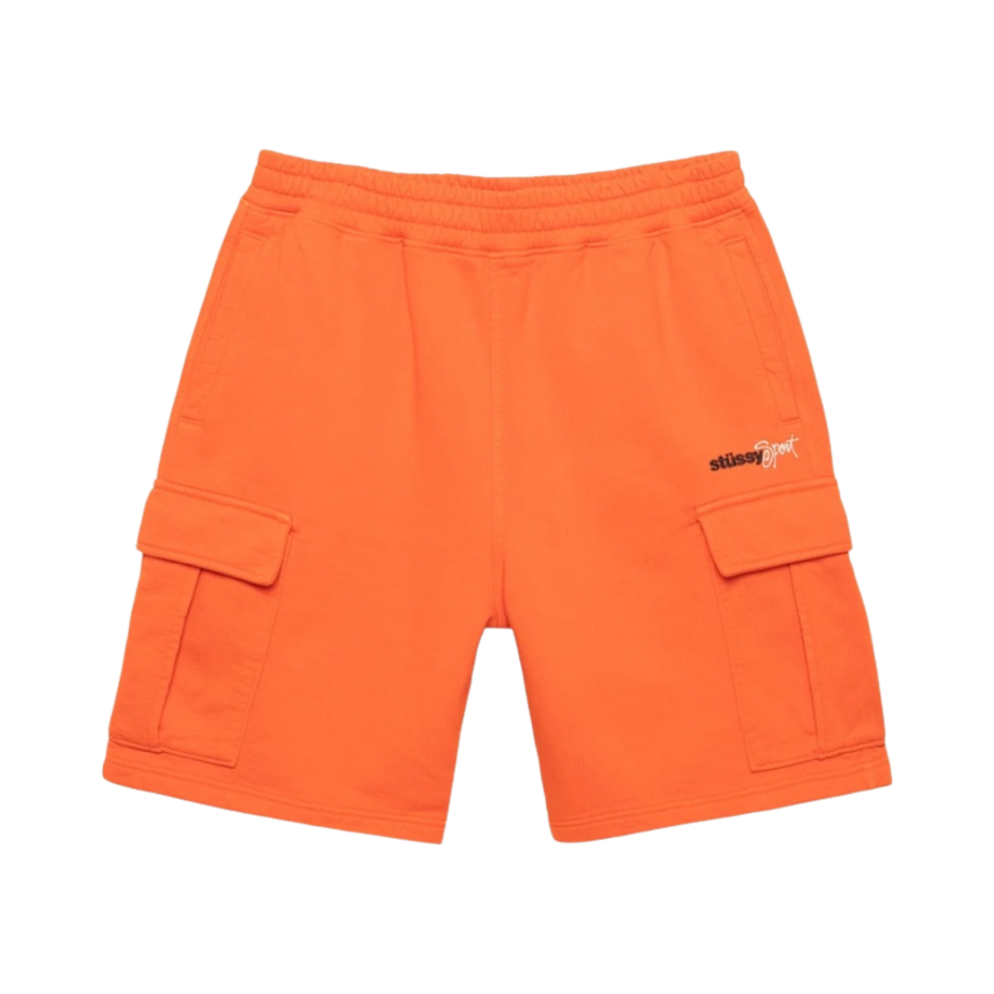 스투시 카고 플리스 쇼츠 오렌지(Stussy Cargo Fleece Shorts Orange) - 1