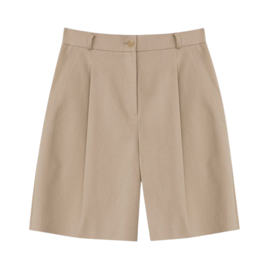 DP2WP009 Leha Women Borta Bermuda Pants Beige