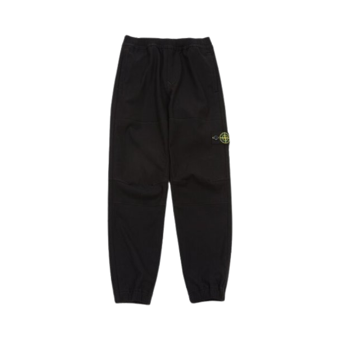 811630514-V0029 (Kids) Stone Island 30514 Organic Cotton Fleece Jogger Pants Black - 24FW
