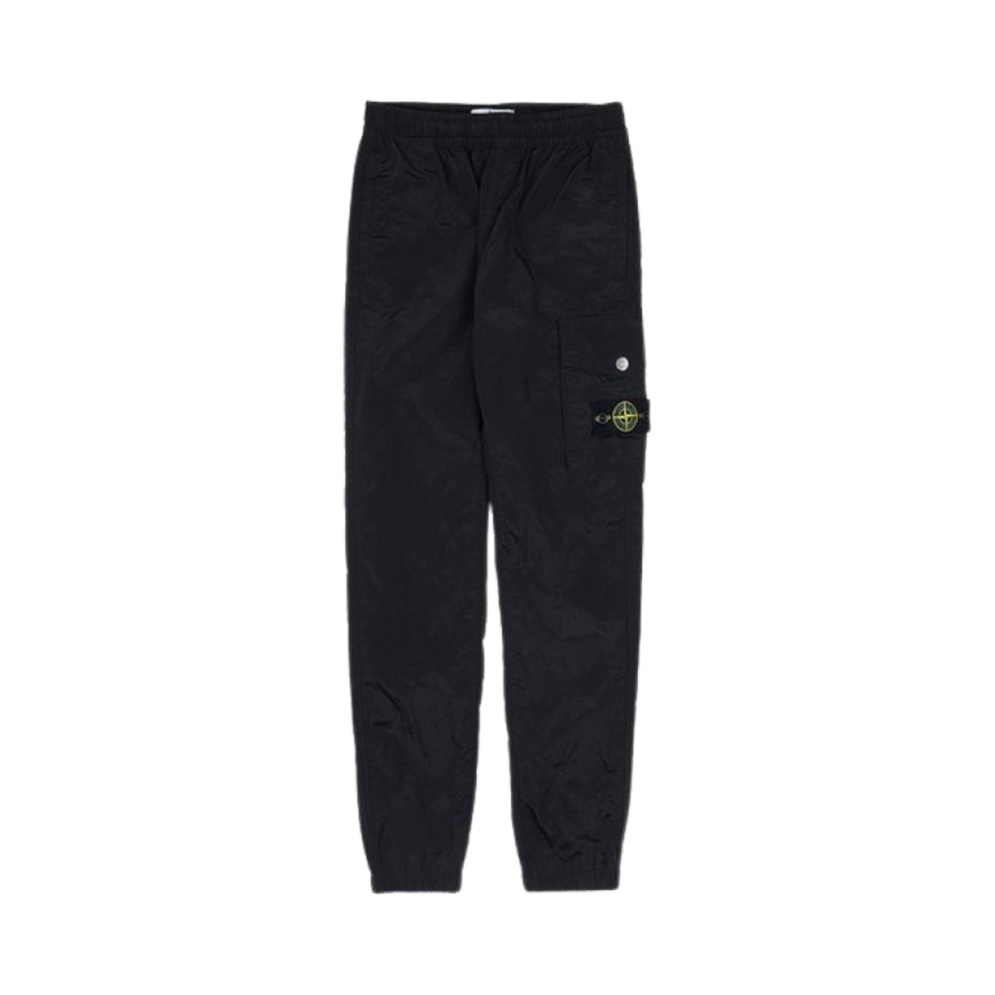 791630419-V0029 (Kids) Stone Island 30419 Wappen Patch Nylon Pants Black - 23FW