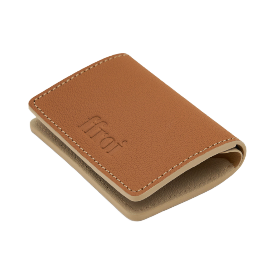 프루아 일롯 폴딩 월렛 꼬냑(FFROI Ilot Folding Wallet Cognac)