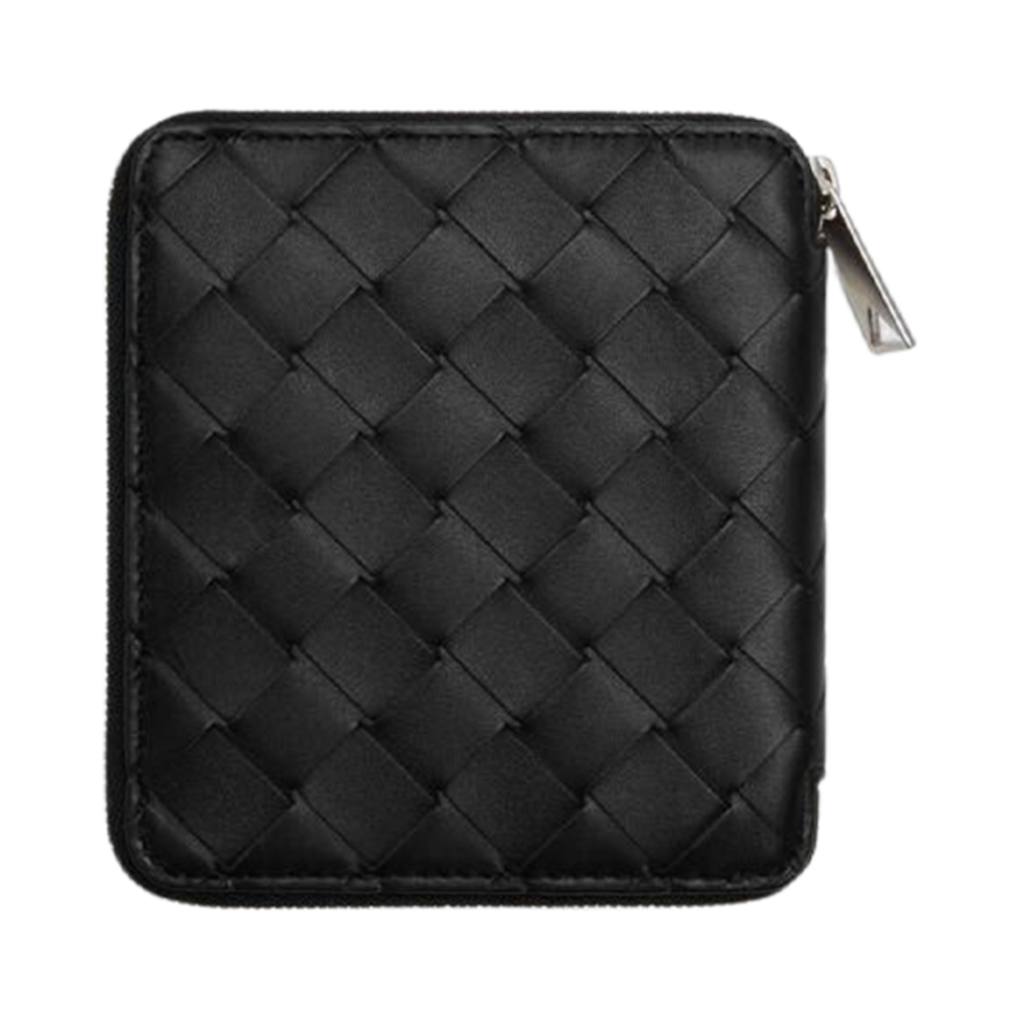 보테가 베네타 컴팩트 지퍼 어라운드 지갑 블랙(Bottega Veneta Compact Zip Around Wallet Black) - 2