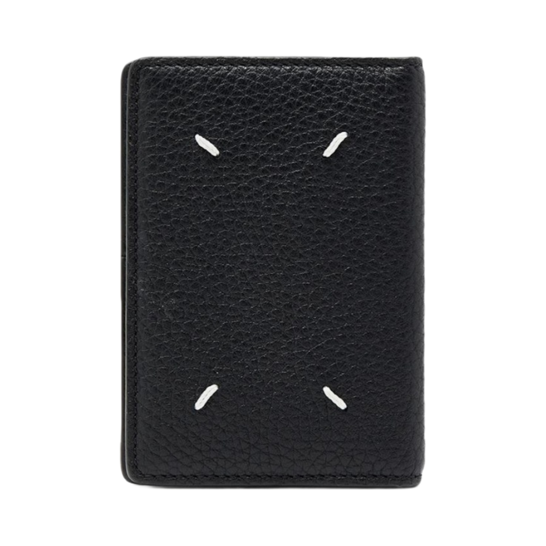 S55UI0203P2686H1669 Maison Margiela Leather Bi-Fold Card Holder Black