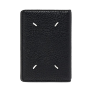 Maison Margiela Leather Bi-Fold Card Holder Black