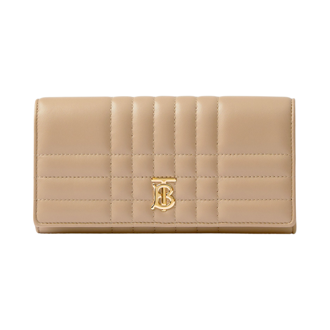 버버리 퀼티드 레더 롤라 컨티넨탈 지갑 오트 베이지(Burberry Quilted Leather Lola Continental Wallet Oat Beige) - 1