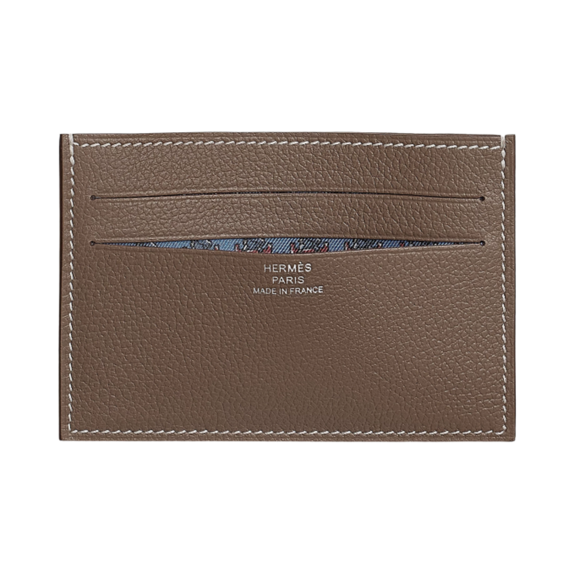 에르메스 시티즌 트윌 카드 홀더 에버컬러 & 에뚜쁘 블루 드 프랑스 블루 사피흐(Hermes Citizen Twill Card Holder Evercolor & Etoupe Bleu De France Bleu Saphir)