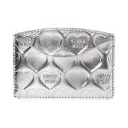 Human Made Leather Card Case Silver
