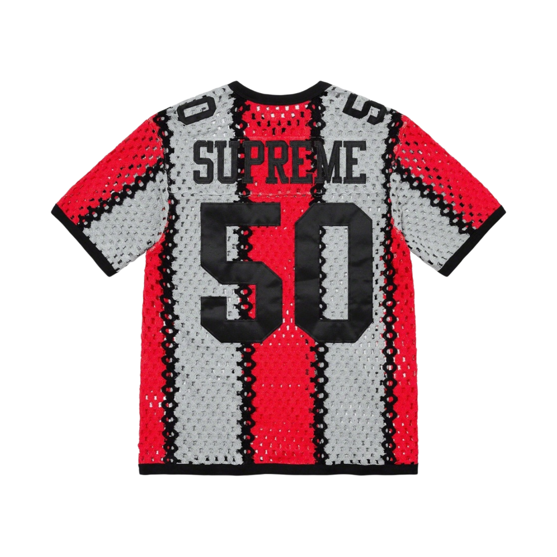 슈프림 크로쉐 풋볼 저지 블랙 - 23SS(Supreme Crochet Football Jersey Black - 23SS) - 2
