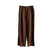 NA A NANA Slit Wide Pants Brown
