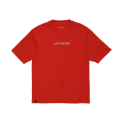 Jordan Wordmark T-Shirt Fire Red - Asia