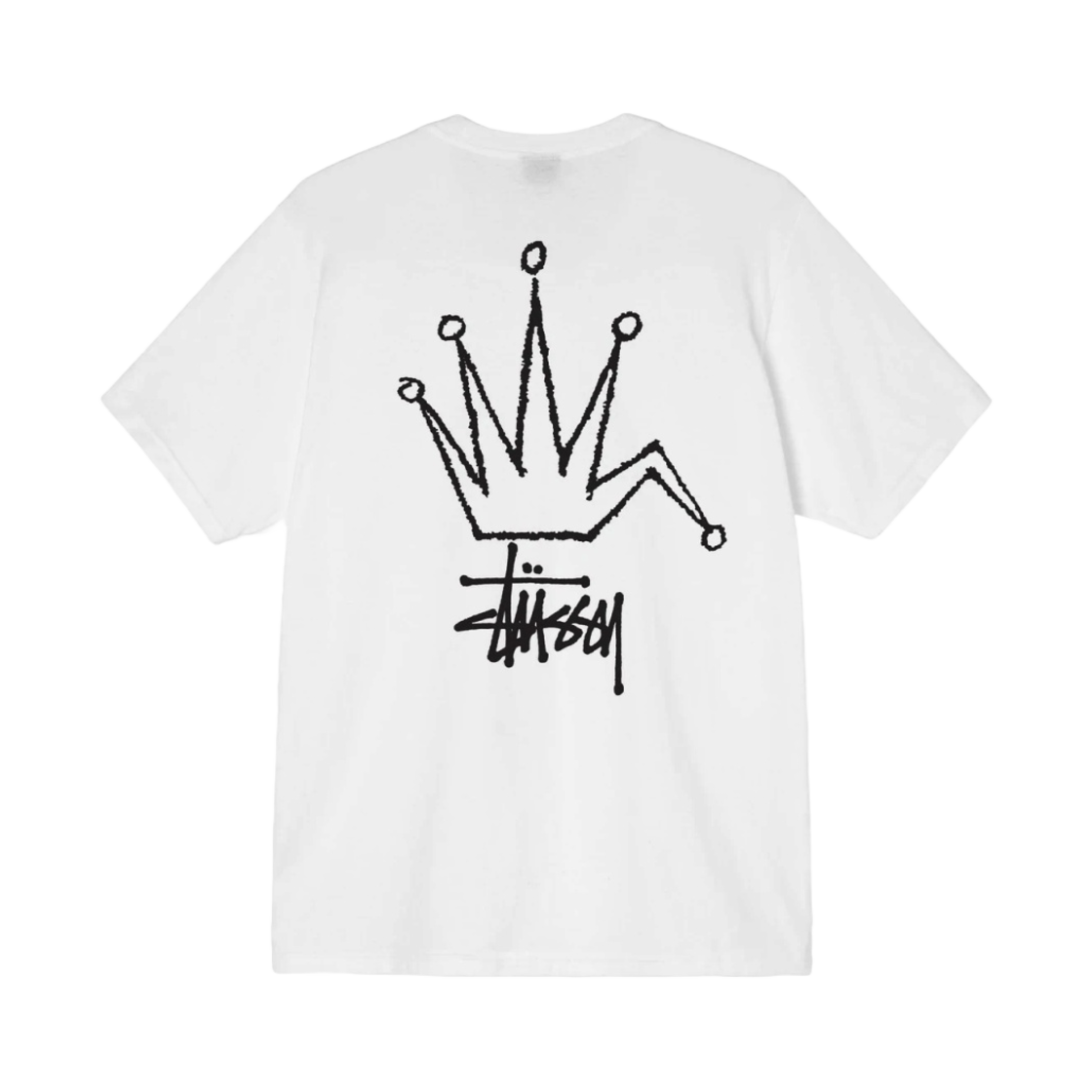 스투시 브로큰 크라운 티셔츠 화이트