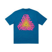Palace P3 Bare Times T-Shirt Blue - 22SS